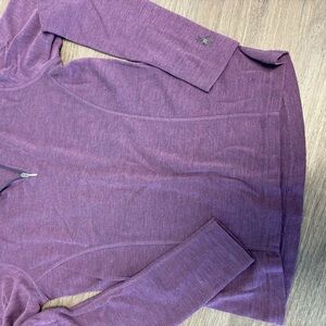 Smart wool pullover.  Light purplee/plum color.